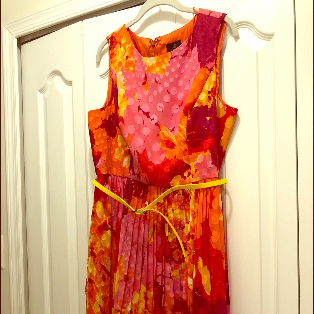 Summer Wedding Floral Adrianna Papell Size 16